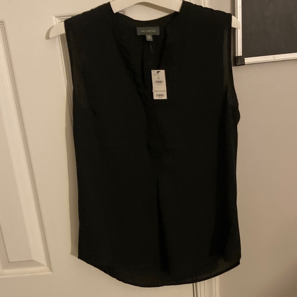 The Limited Black Sleeveless Blouse New with tag Size XS